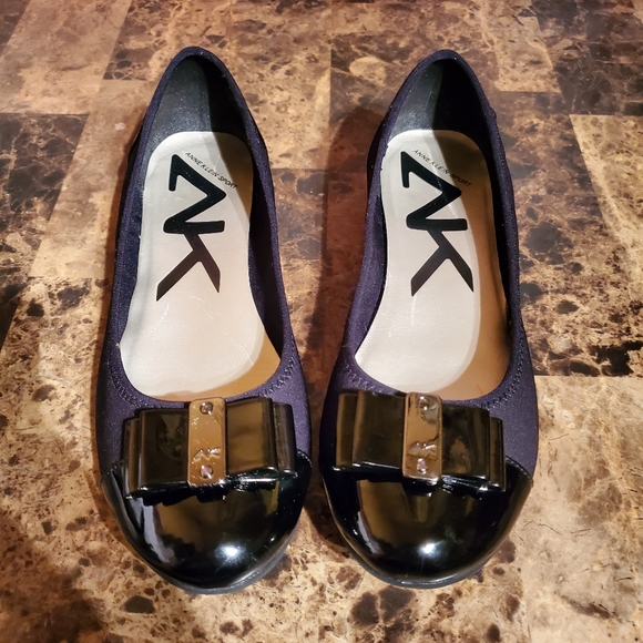 Anne Klein AKARICIA  Women's Shoes Size 8M US Black Ballet Flat - Picture 2 of 10